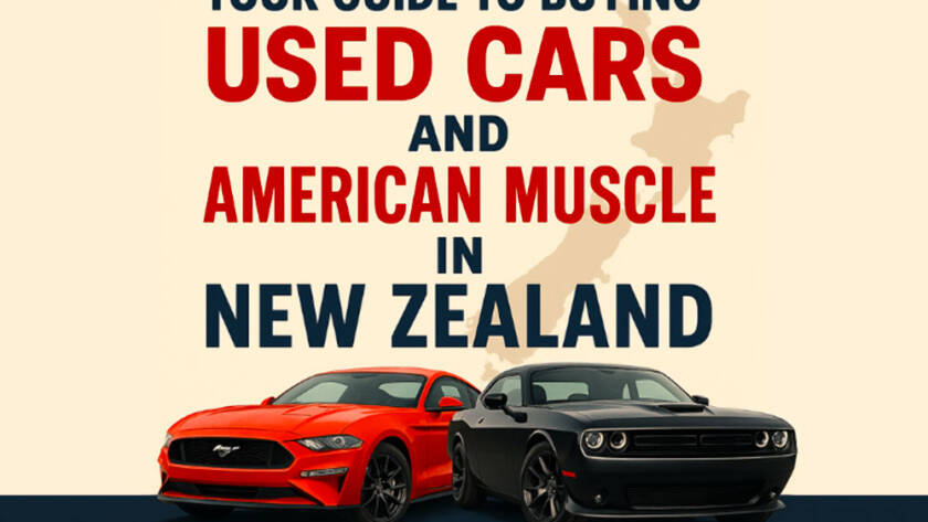 Your Guide to Buying Used Cars and american Muscle in New Zealand